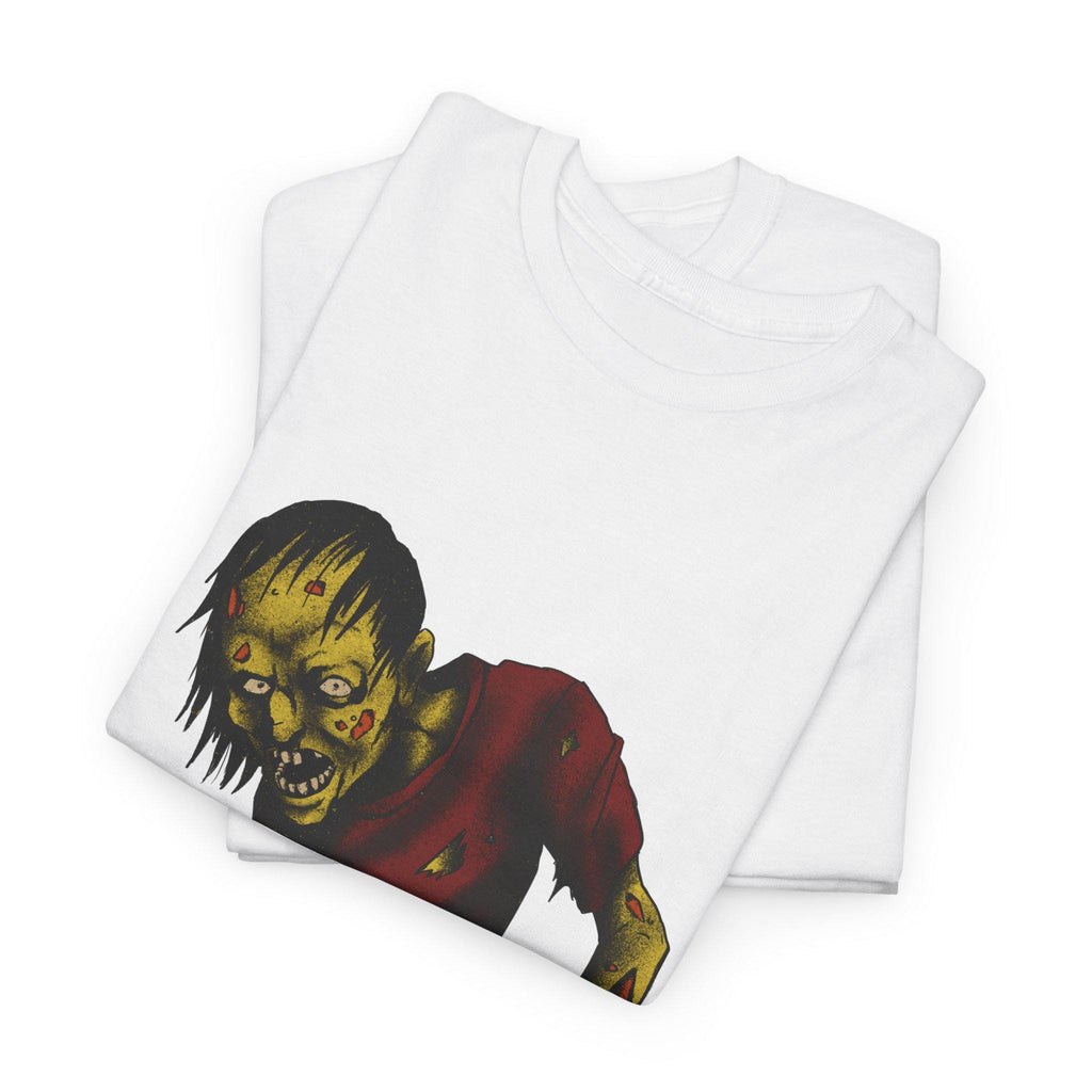 Zombie Halloween Unisex Tee: Spooky Graphic Print, Couples
