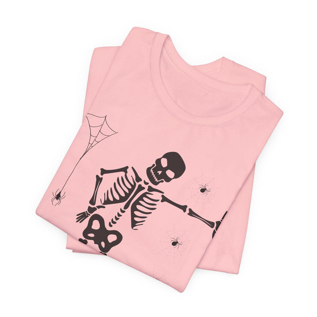 Skeleton Graphic Tee: Spooky Halloween Vibes - Unisex Cotton T-Shirt