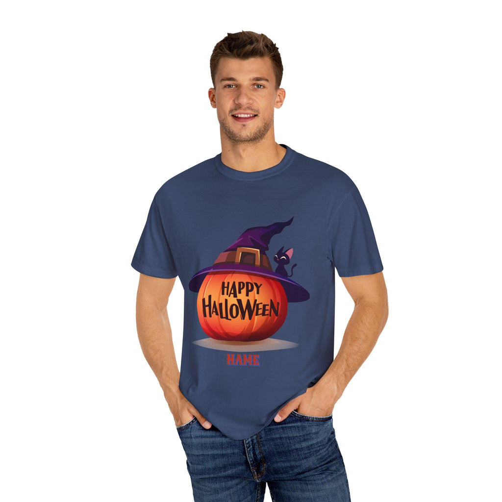 Spooky   Halloween Fun, Fall Shirt, Pumpkin Cat Tee, Halloween Costume,