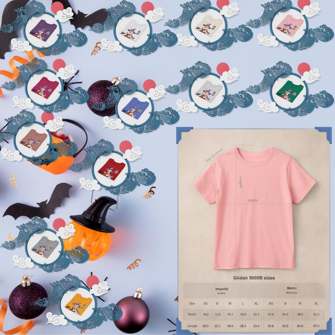 Halloween Goose Youth Tee: Spooky Trick-or-Treat Kids Shirt