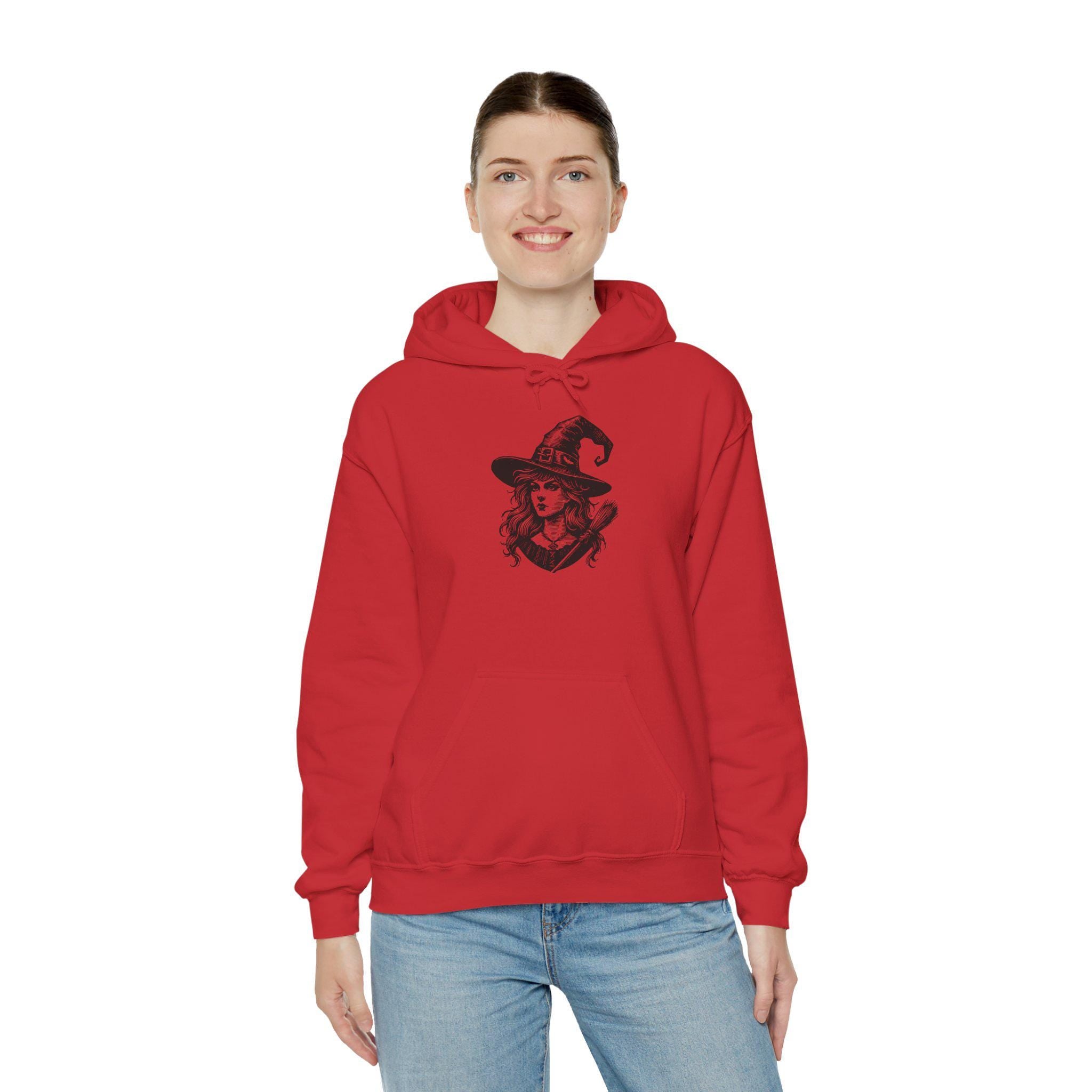 Witchy Vibes Unisex Hoodie: Cozy Halloween Pullover