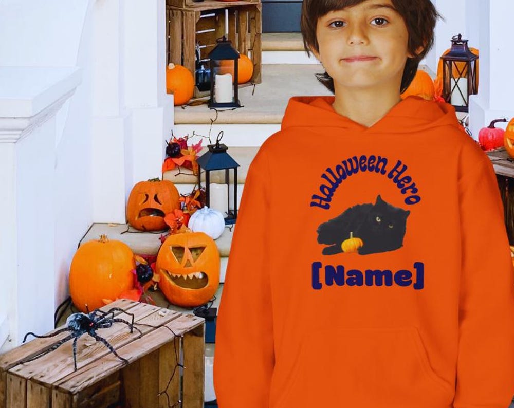 Personalized Halloween Hero Hoodie