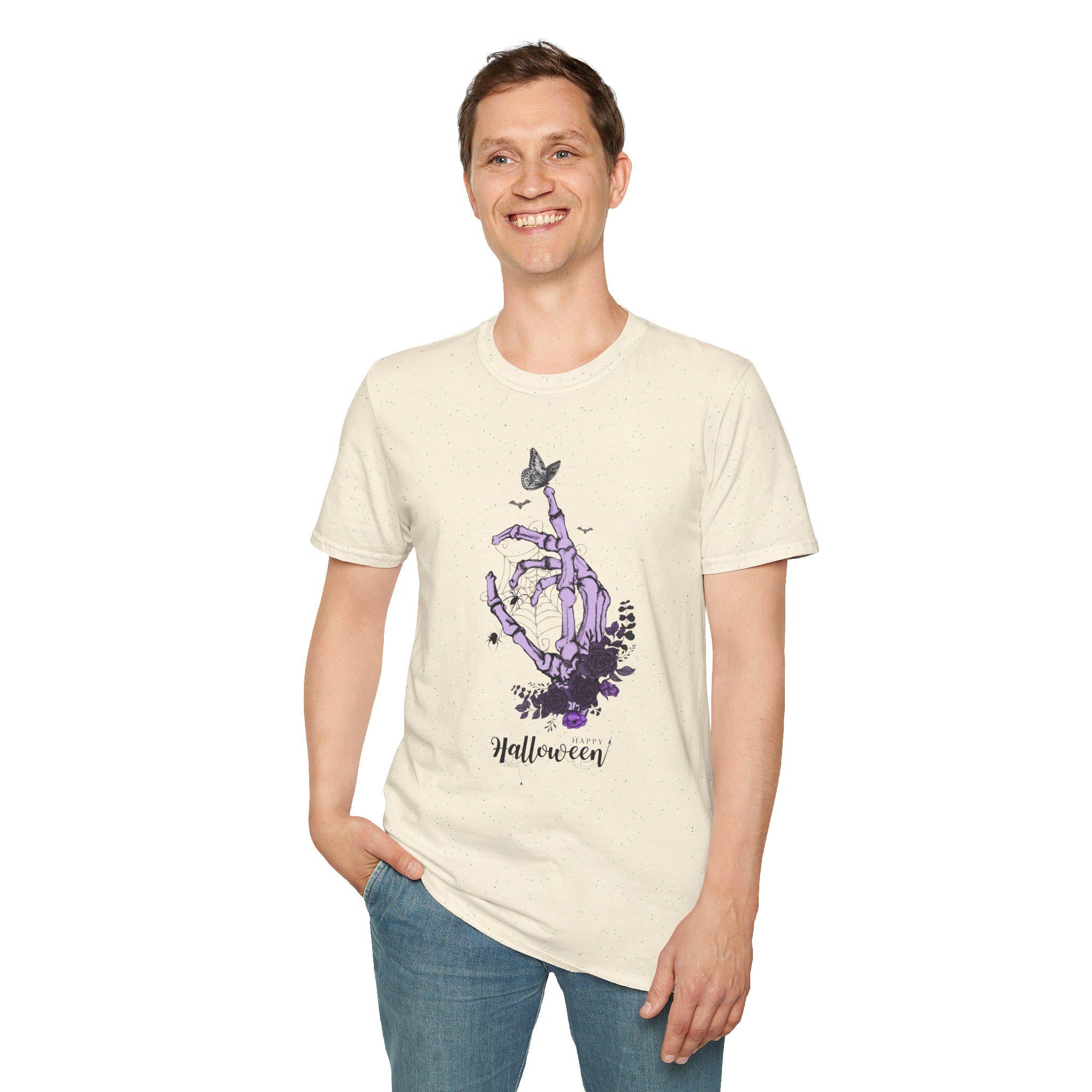 Halloween Unisex Spooky Graphic Tee, Halloween Costume Shirt, Ghostly Apparel, Fall Festival Wear, October