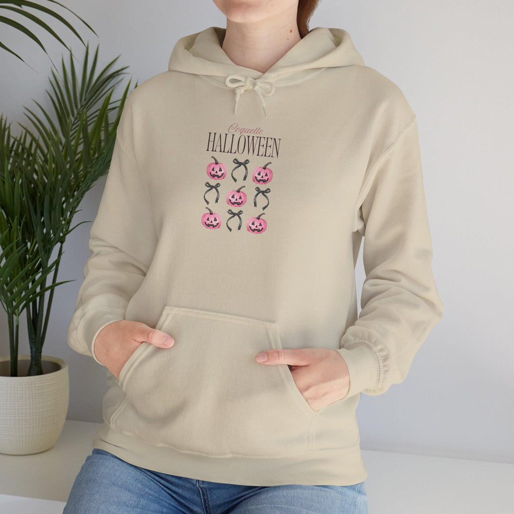 Floral Halloween Hoodie – Unisex Heavy Blend Pullover