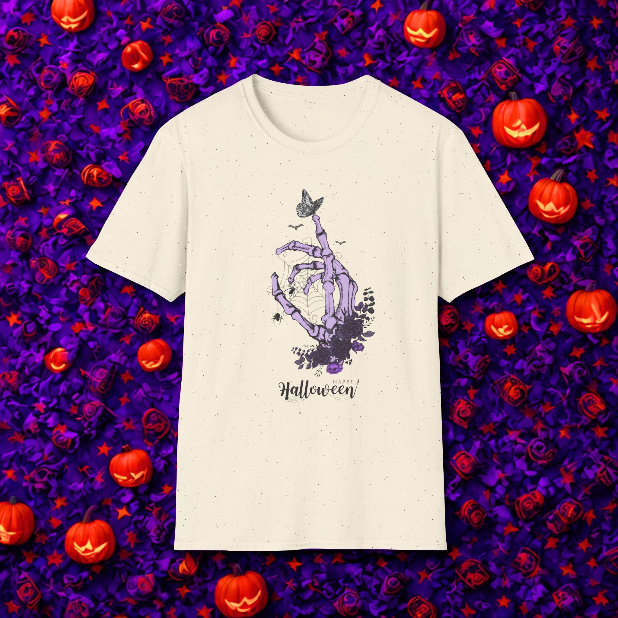 Halloween Unisex Spooky Graphic Tee, Halloween Costume Shirt, Ghostly Apparel, Fall Festival Wear, October